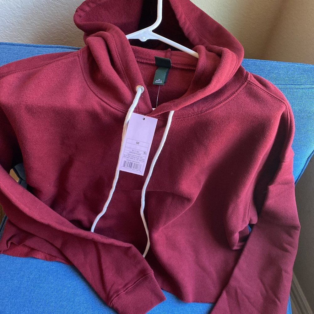 red hoodie